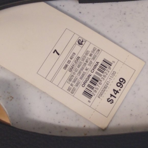 A New Day Sandals Snakeskin Size 7 Women Embossed Strappy Slide On Sandal NWT - Picture 4 of 7